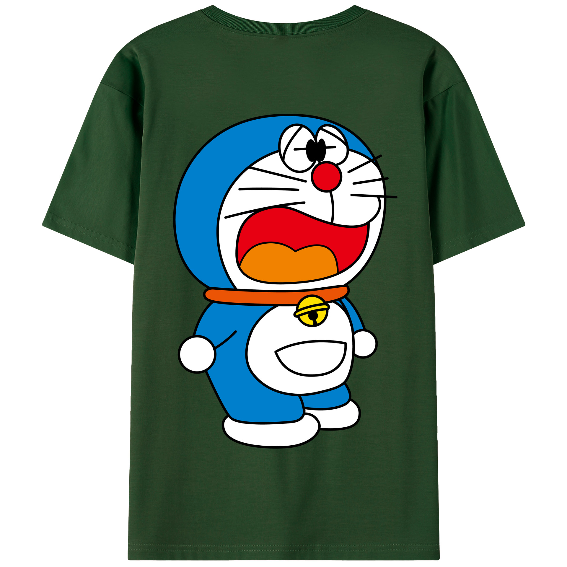 （画像用） ドラえもん Doraemon 綿100％半袖Tシャツ（背面プリント）